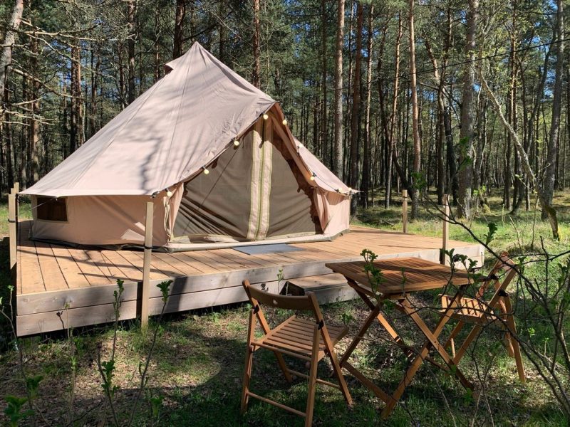 Глэмпинг Rõsa Camp место для отдыха
