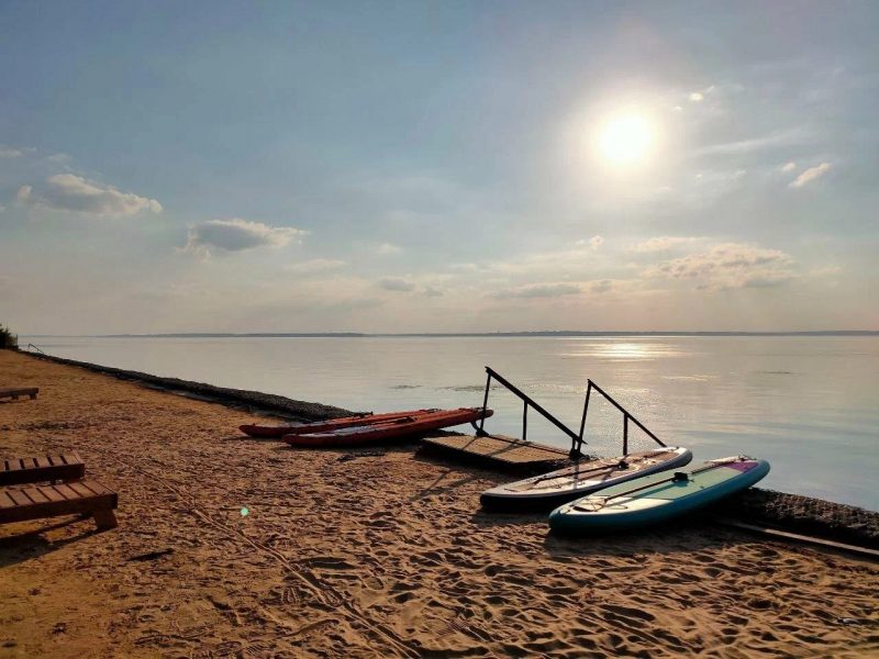 Глэмпинг Море сапборды