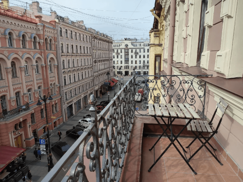 Хостел Топчик балкон