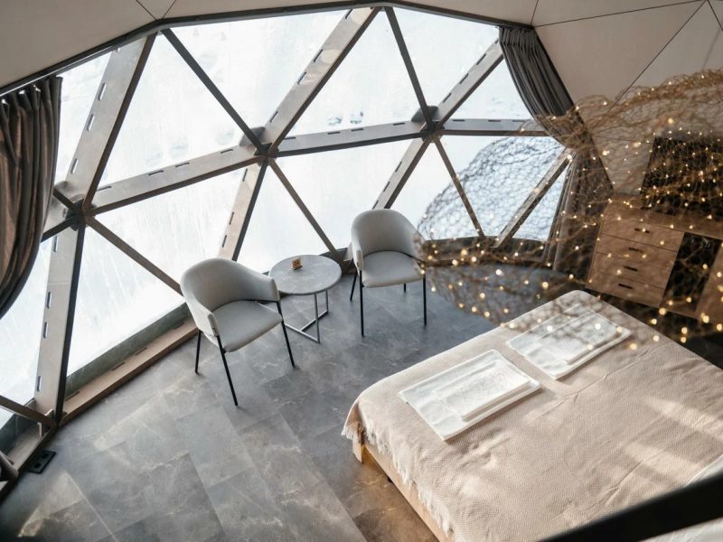 Lucky Glamping панорамные окна