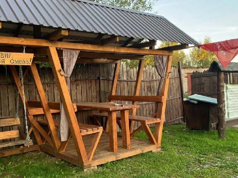 Три Богатыря зона барбекю