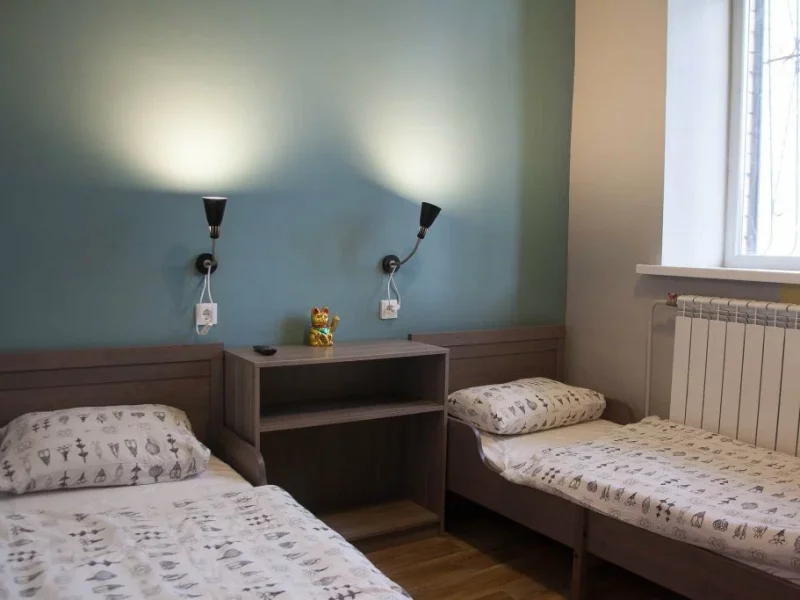 Geek Hostel номер на две кровати