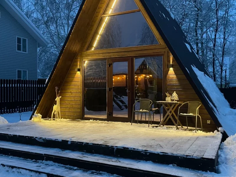 Relax Villas Shalash домик зимой