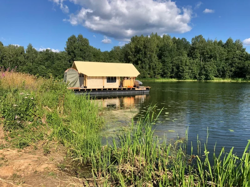 Экопарк Легенды леса дом на воде