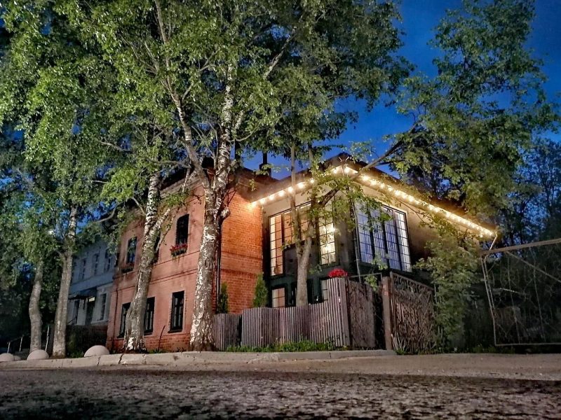 Architect вечерняя подсветка