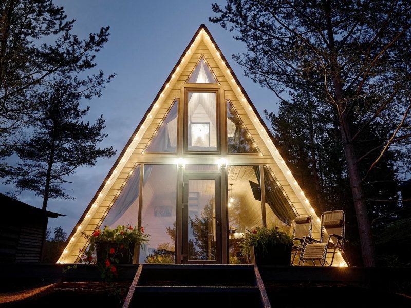 Dream House in Karelia подсветка