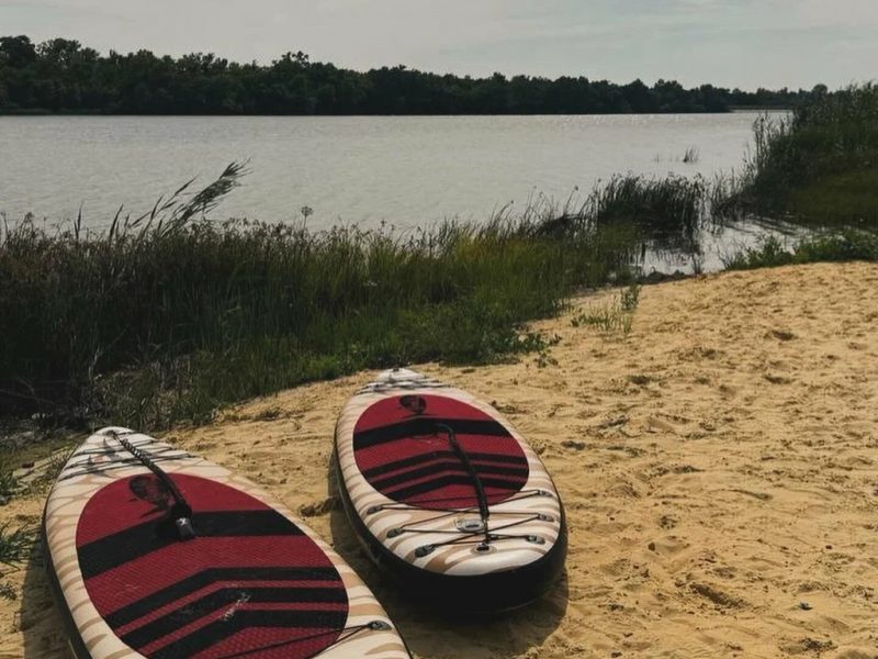 Глэмпинг Три Воды сапборды