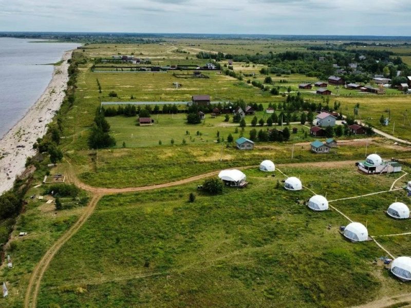 Глэмпинг КосмоСфера вид сверху