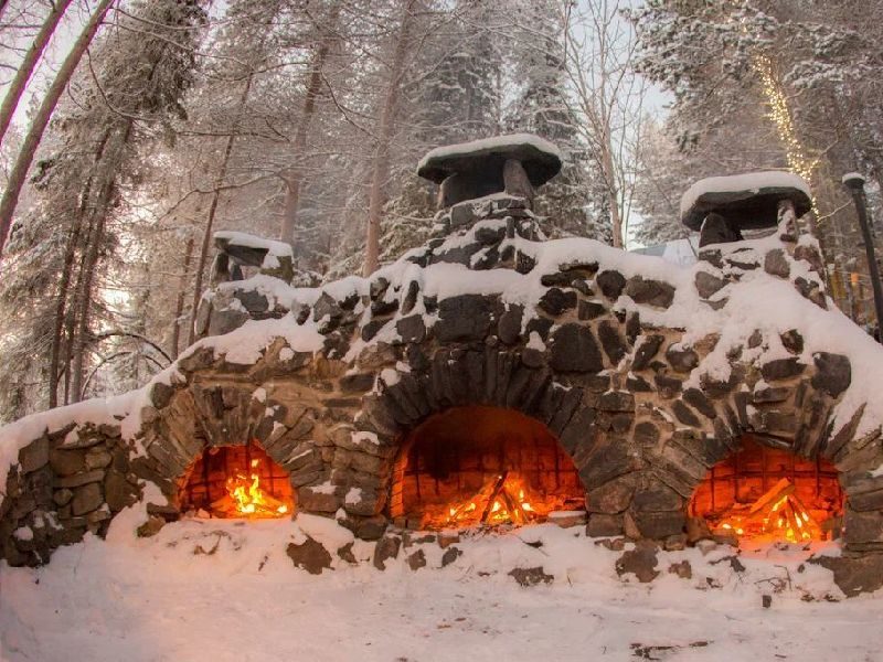 Огни Имандры Новый год