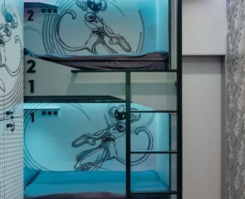 Astrohostel Пехота двухярусная кровать