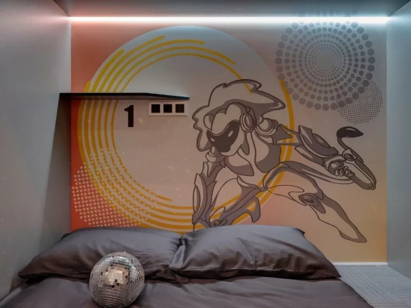 Astrohostel Пехота двухместная кровать