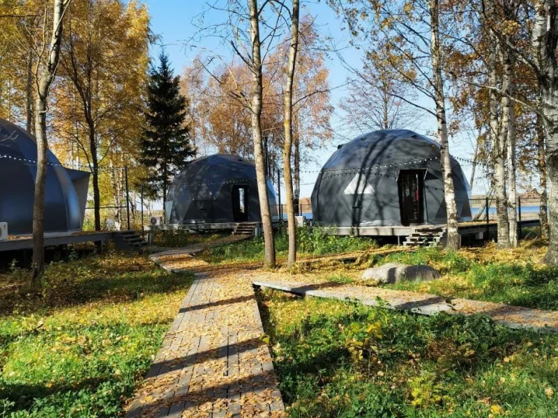 Глэмпинг Ветрено домики