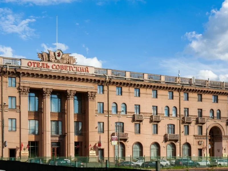 Отель Советский фасад отеля