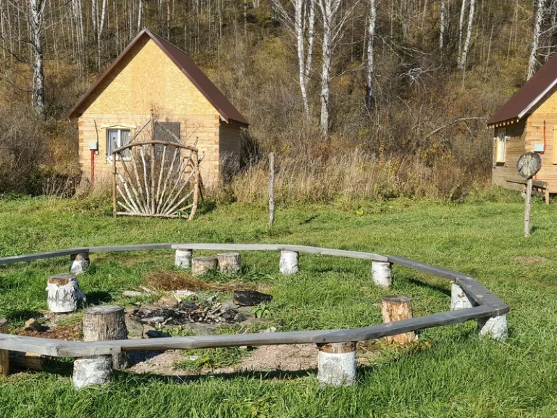 Глэмпинг СтреКоза кострище